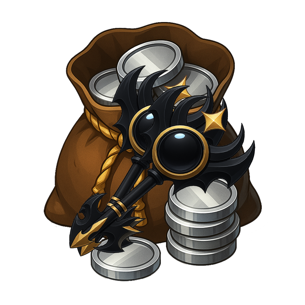 x5 clé noctali + 50x Gacha Coin